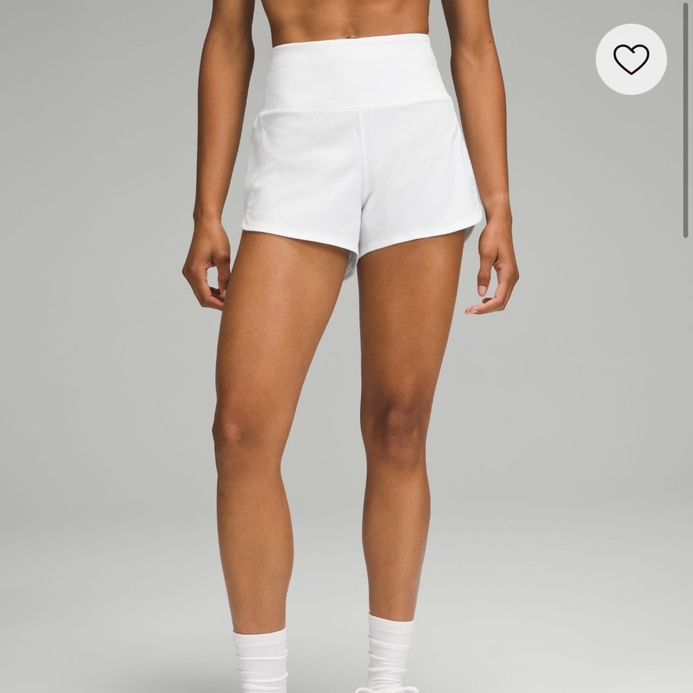 lululemon athletica White Athletic Shorts